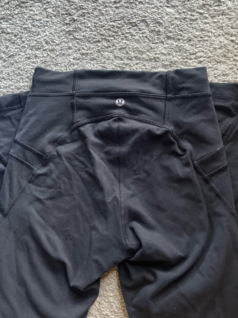Black Lululemon High-Waist Performance Leggings